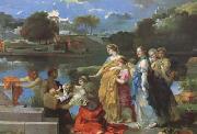 Bourdon, Sebastien The Finding of Moses (mk08) oil painting